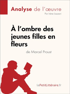 cover image of À l'ombre des jeunes filles en fleurs de Marcel Proust (Analyse de l'oeuvre)